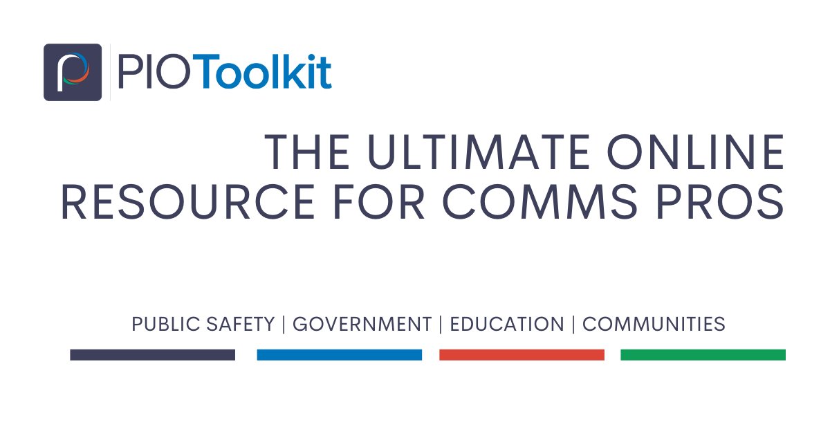 piotoolkit's tweet card. Why the Public Information Officer position must evolve from an afterthought to a recognized profession.