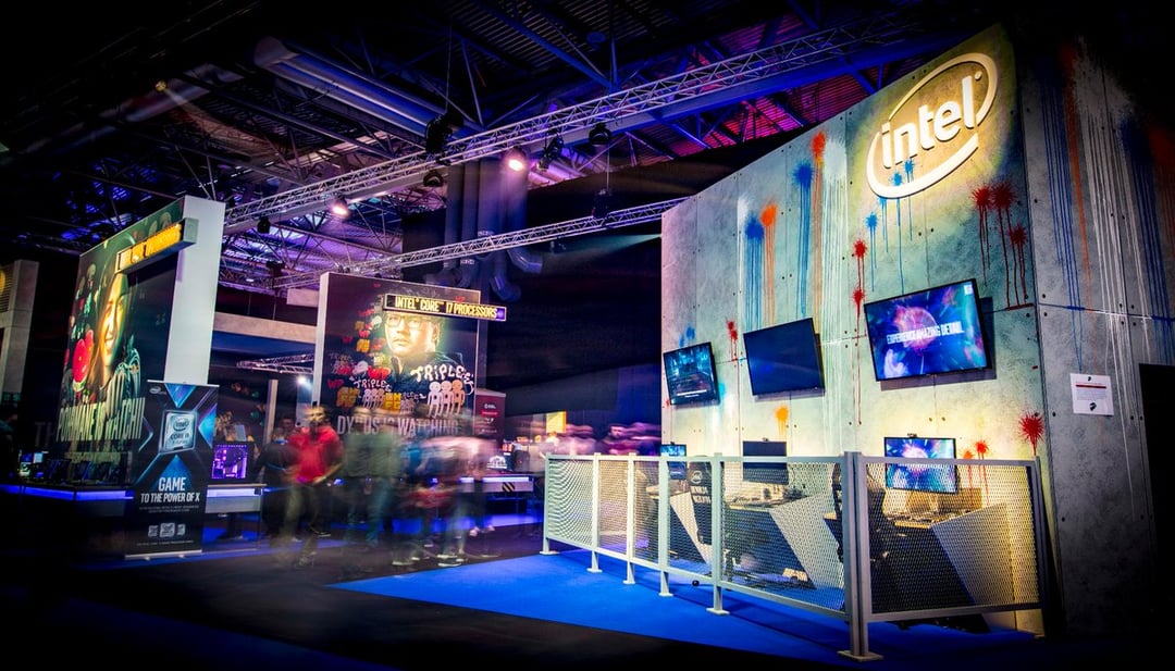 IntelUK's tweet card. Gear up for EGX 2018. We're giving away a 20 pairs of tickets to EGX on Saturday 22nd September + a gaming kit bag for 1 lucky winner. Kit bag includes Intel Core i7 Processor, JBL Speaker + more....