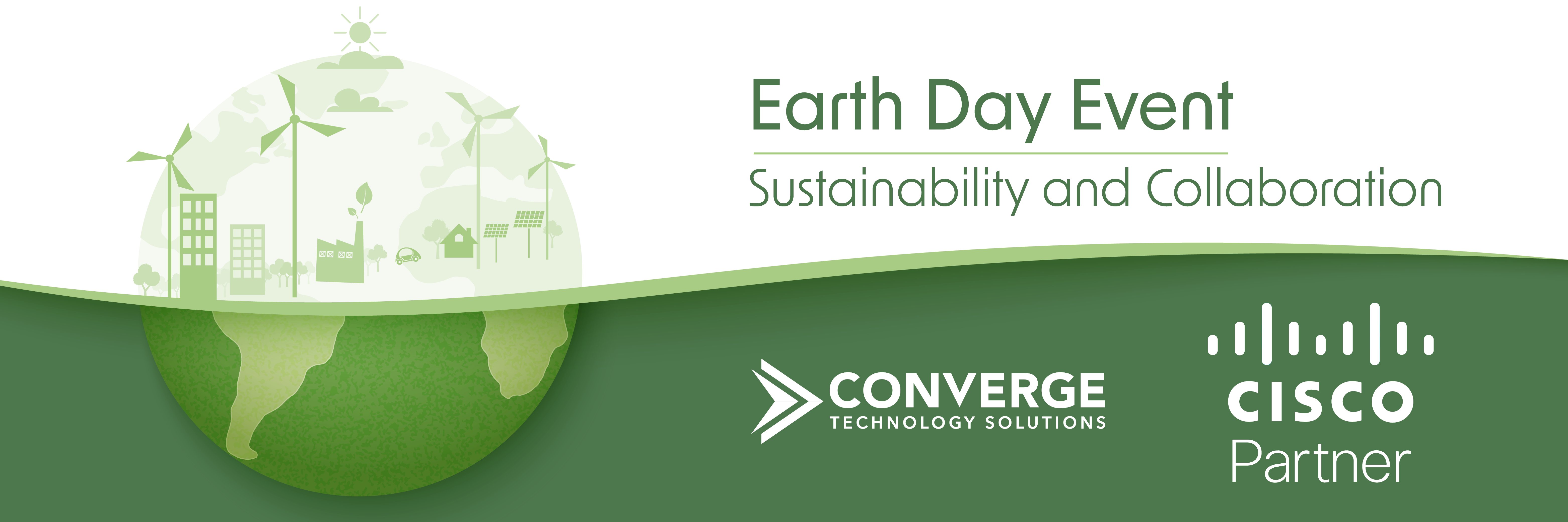 AccudataSystems's tweet card. Join Converge and Cisco for an Earth Day event on how to sustainably prepare for the move to hybrid work. We’ll hear from experts in the fields of sustainability and Cisco collaboration solutions.