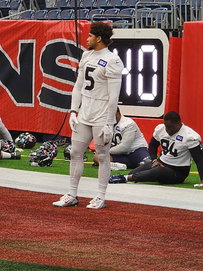 AaronWilson_NFL's tweet card. Texans nickel Jalen Pitre makes healthy return for NFL's top-ranked defense