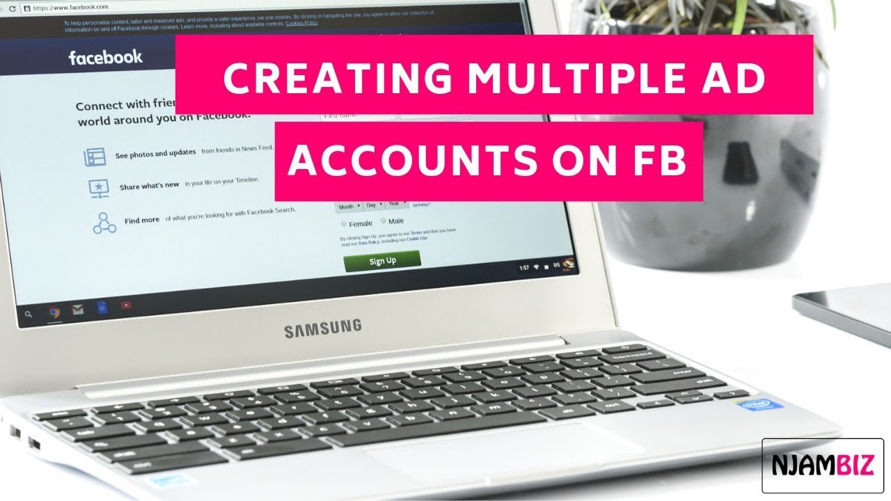 Lizze_njambi's tweet card. How to create multiple ad accounts on Facebook in 2021 using the...