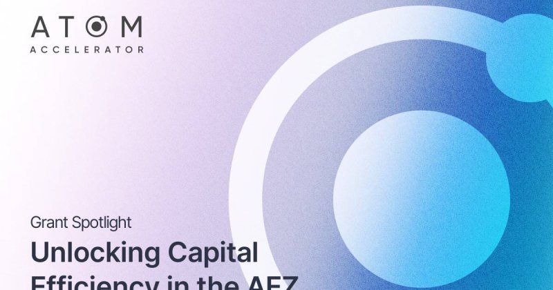 ATOMAccelerator's tweet card. In the Atom Economic Zone (AEZ), staking and security go hand in hand, but they come at a cost: capital is locked, and users can’t access the value of their...
