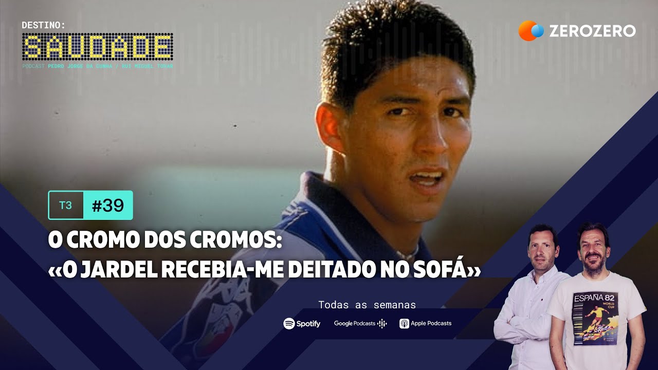 jonasgram1975's tweet card. T3, Ep. 39 | O Cromo dos Cromos: «O Jardel recebia-me deitado no sofá»