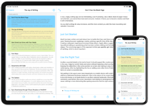 NotebooksApp's tweet card. Notebooks is the best word processing app for your work, from taking notes to writing books and organizing documents. Available on iOS and Mac.