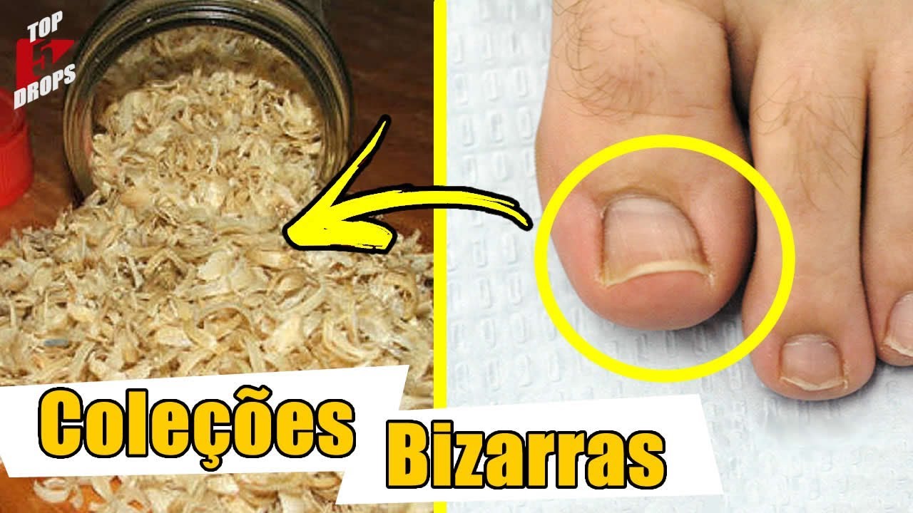 Top5Drops's tweet card. 5 COLEÇÕES ESTRANHAS MAIS BIZARRAS QUE EXISTEM | Top 5 Drops