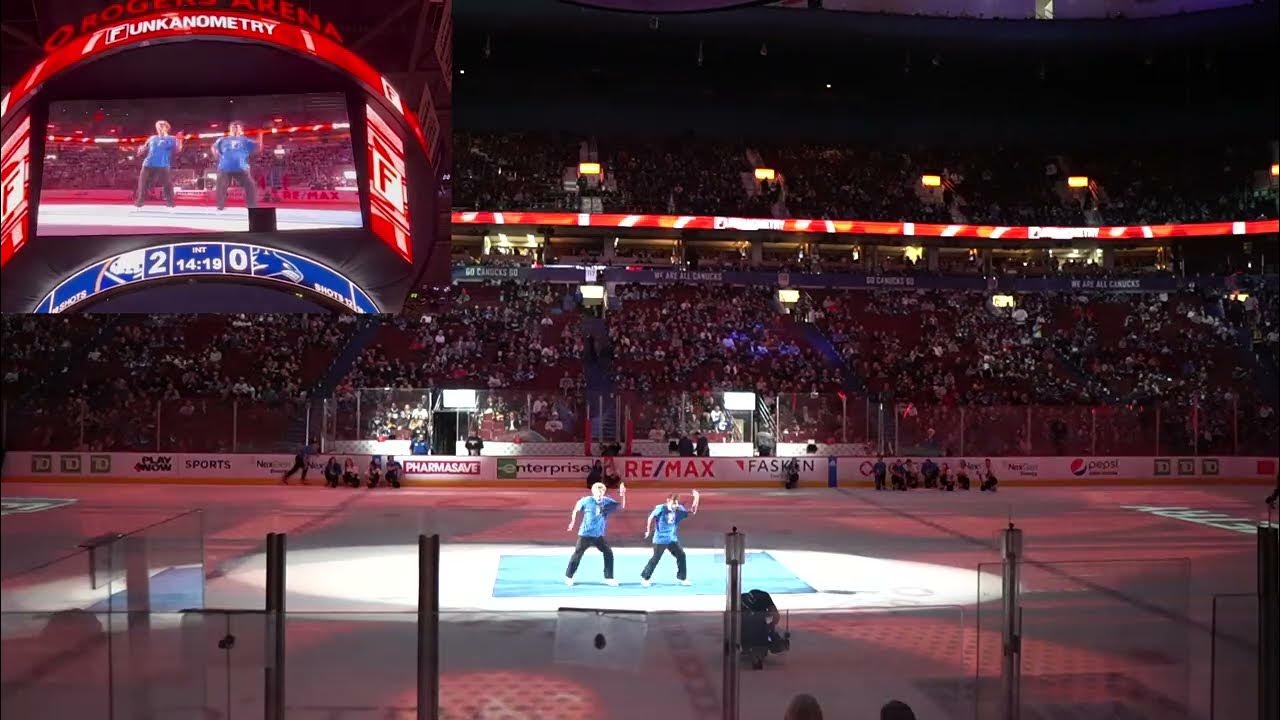 funkanometry's tweet card. LIVE PERFORMANCE at NHL Vancouver Canucks Home Opener (2022)
