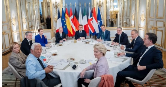 ShinodaHideaki's tweet card. 　トランプ大統領・バンス副大統領と、ゼレンスキー大統領の間のメディア関係者の面前での激しい口論の様子が、世界にショックを与えた。トランプ大統領が地政学リスクだと主張する見方もある。だが、苦境に追い込まれた欧州の低落こそが地政学リスクだ、と言うこともできるだろう。