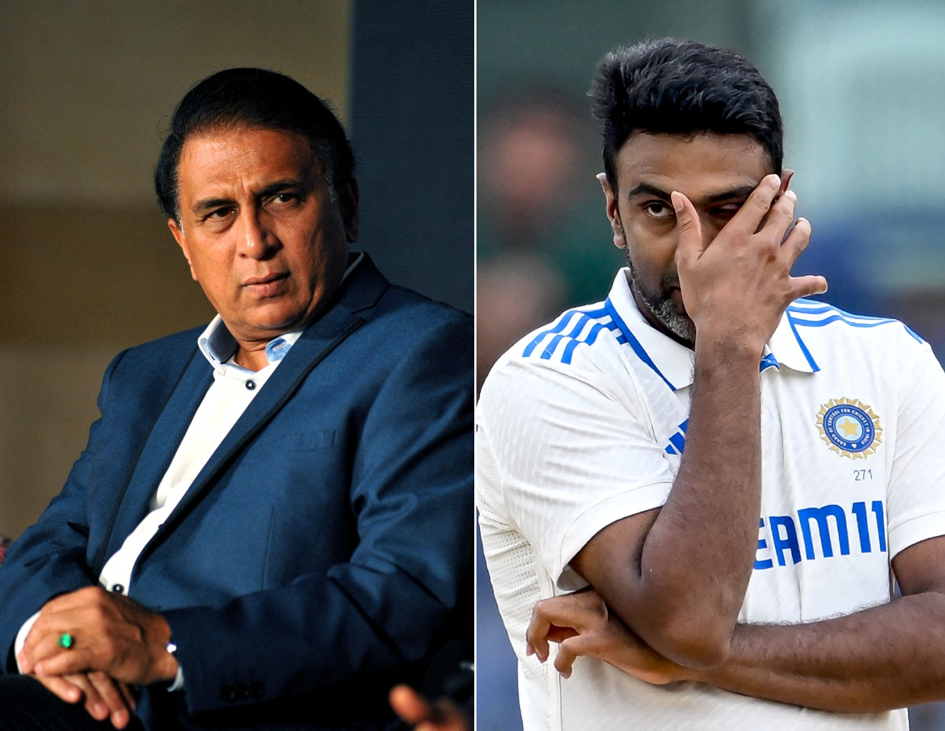 Dhruvtrivedi5's tweet card. Ravichandran Ashwin and Sunil Gavaskar stand on opposite ends of the 'Virat Kohli, Rohit Sharma debate' as fans claim that the veterans were hastily pushed out of India's Test team.