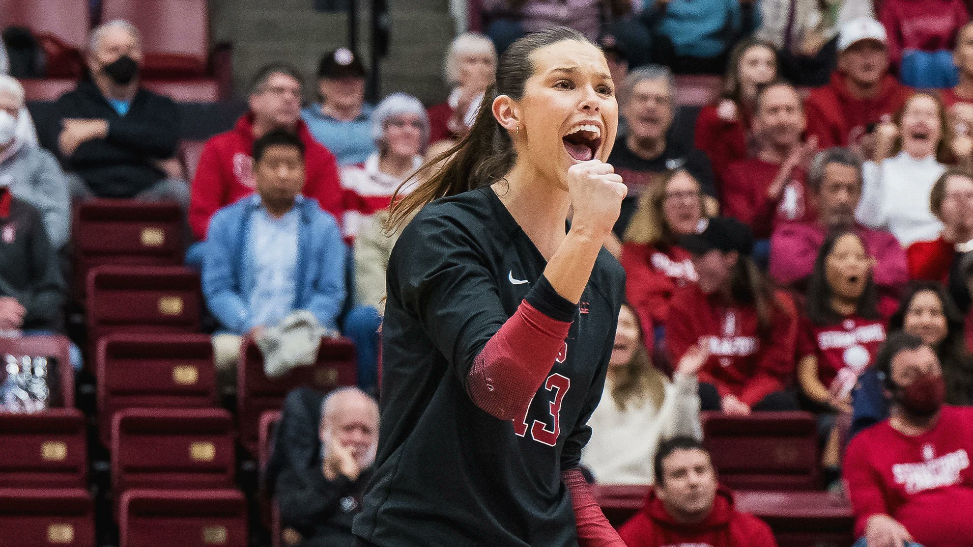 StanfordRivals's tweet card. Stanford women's volleyball outside hitter Elia Rubin shares her thoughts on being a senior.
