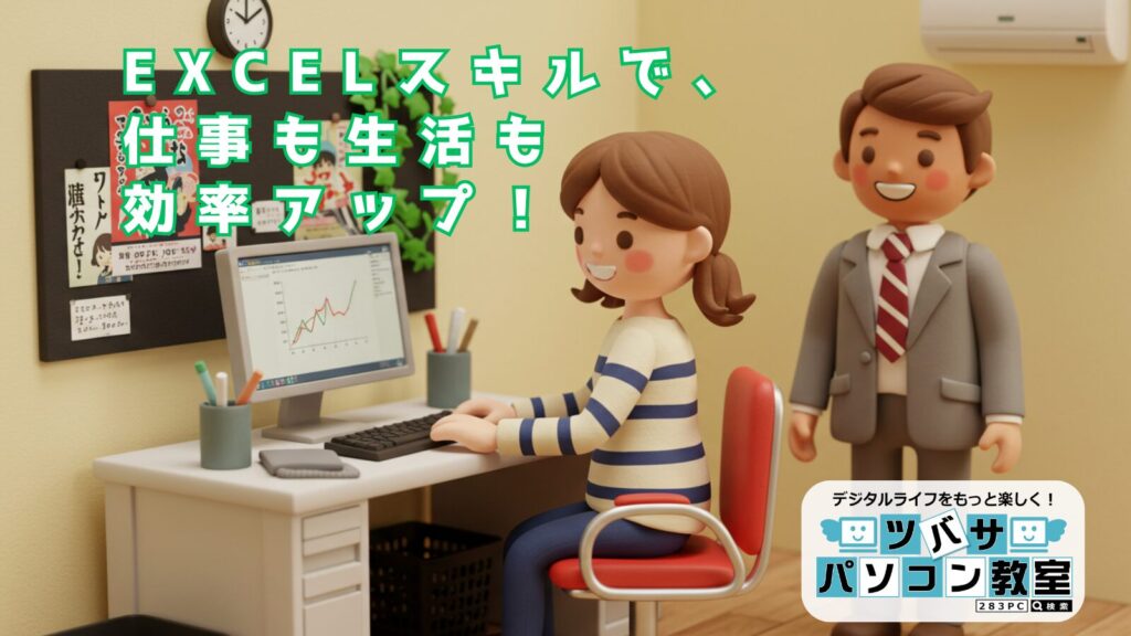 283pc's tweet card. ツバサパソコン教室では、Excelの初心者からエキスパートを目指す方まで学べる講座を用意。さらに、パソコン資格の認定会場として、資格取得も可能です。