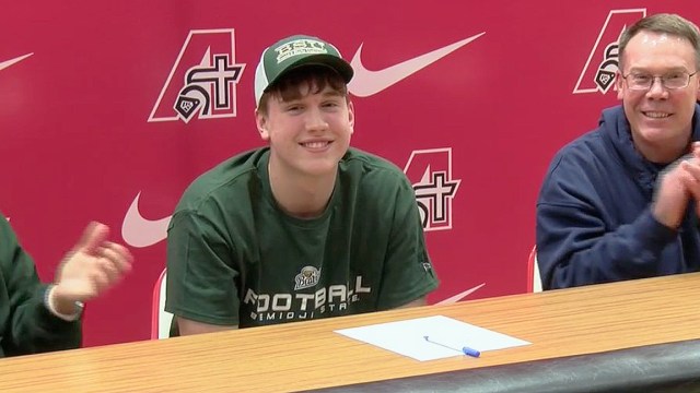 jaykidwellwhbf's tweet card. Our Quad Cities Sports was there for signing day at Assumption High School. Joey Funderburk will be moving on from the Knights to play football for the Beavers at Bemidji State University next seas…
