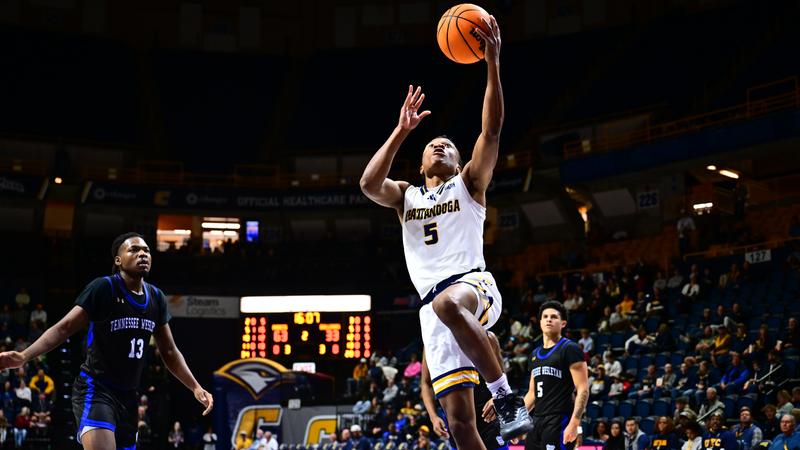 GoMocs's tweet card. CHATTANOOGA (November 28, 2025) – The Chattanooga Mocs men's basketball team posted a convincing 109-59 victory over NAIA-member Tennessee Wesleyan on the opening day of the 2025 Coke Zero Sugar...