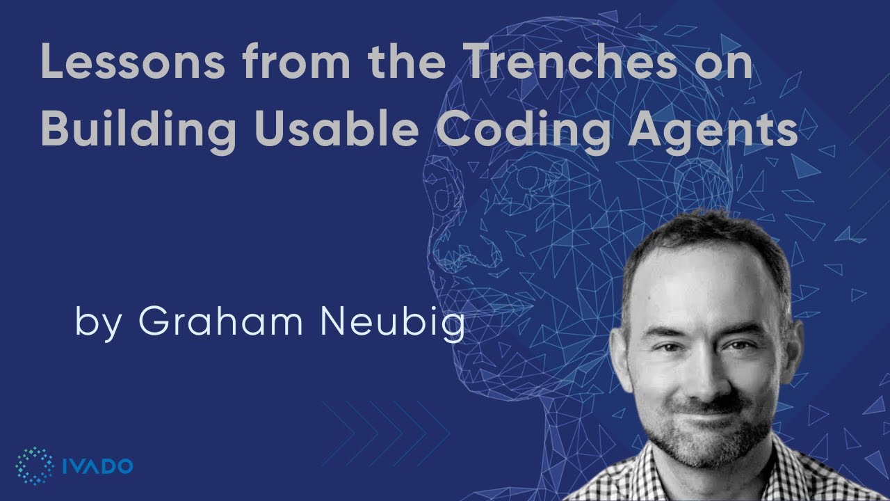 gneubig's tweet card. Lessons from the Trenches on Building Usable Coding Agents - Graham...