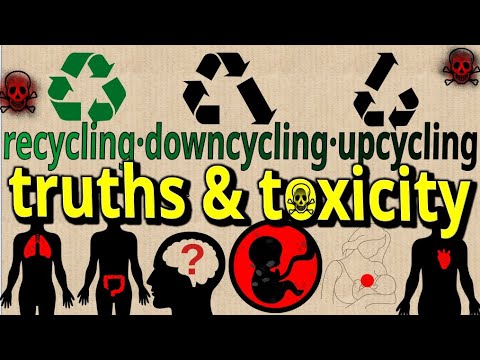 PasDesAutruches's tweet card. Recycling, Downcycling & Upcycling of plastics: truths and toxicity