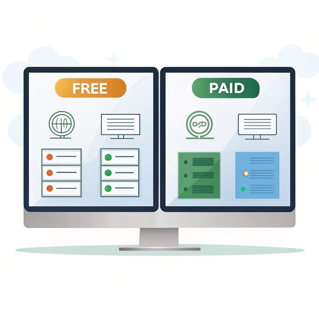 aaPanel_TV's tweet card. Free vs. paid hosting control panels—learn which option suits your website needs. Find the perfect fit for your site!