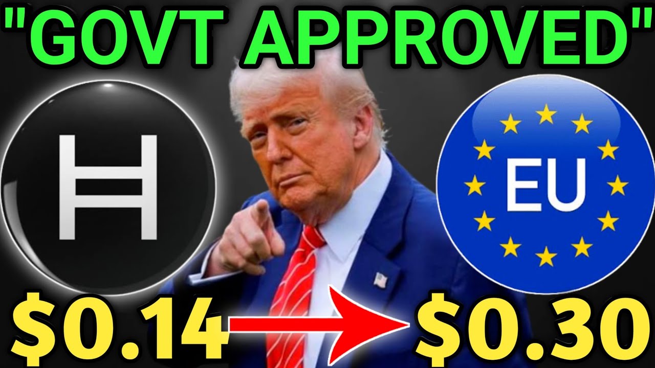 Trendingcr78263's tweet card. BREAKING: U.S. Government Officially Recognizes Hedera Hashgraph -...