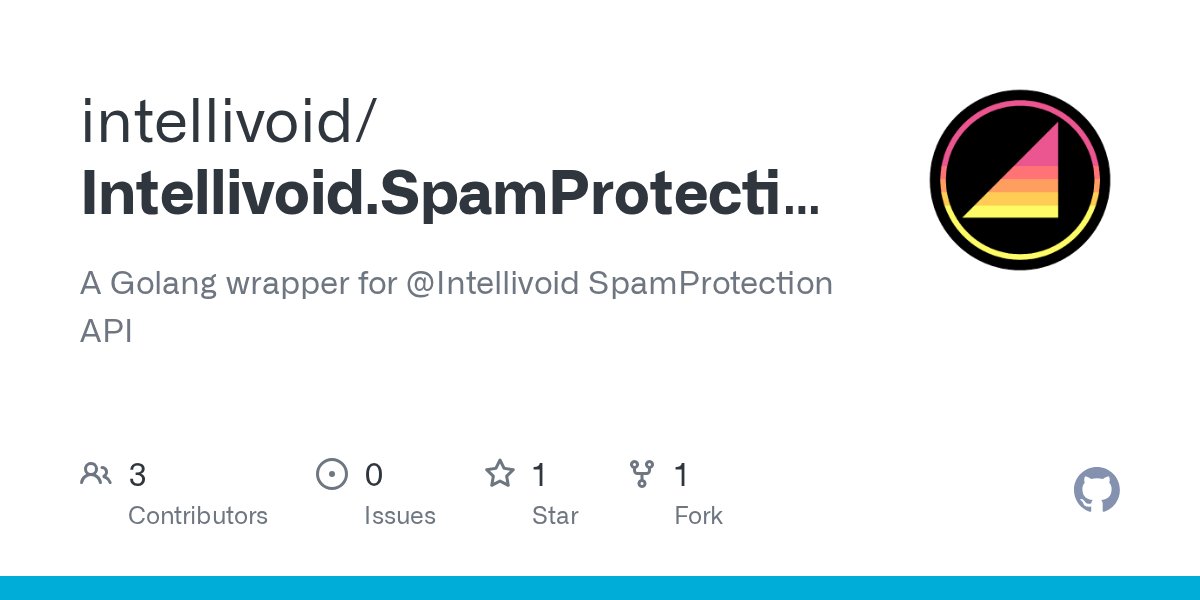 TrendingGolang's tweet card. A Golang wrapper for @Intellivoid SpamProtection API - intellivoid/Intellivoid.SpamProtection-go