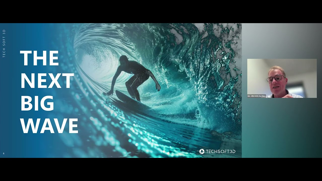 TechSoft3D's tweet card. Empowering 3D Engineering Software with HOOPS AI