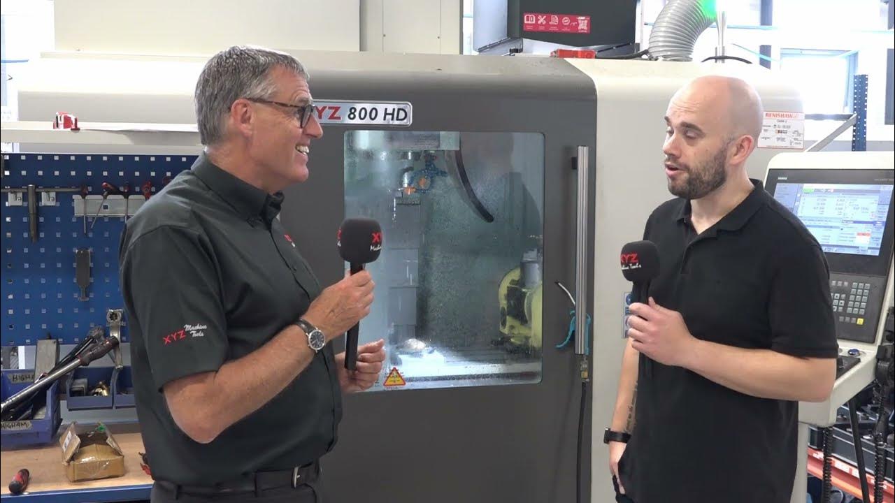 xyzmachinetools's tweet card. XYZ 800HD improves efficiency at Jim Lawrence