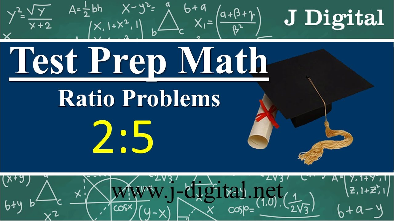 MathLearning's tweet card. Math concepts for the ACT® test | Ratio Problems