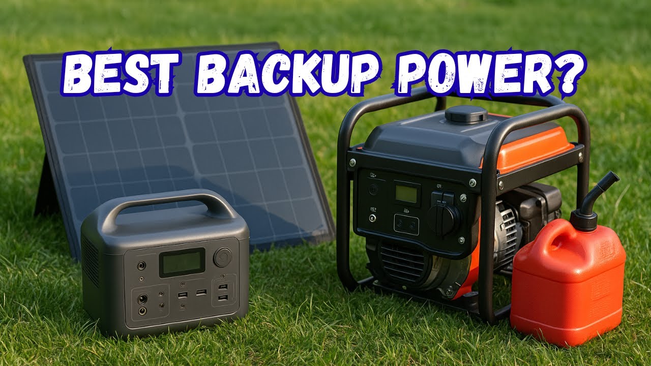 katmonetbooks's tweet card. Portable Solar Power Station vs. Gas Generator: Best Blackout Backup?