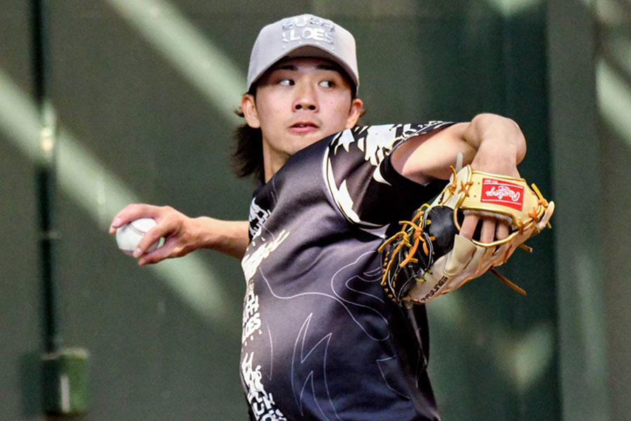 kita02YP's tweet card. オリックス・片山楽生【写真：北野正樹】1年目の今季は21試合で防御率2.10“戦術の鬼”林陵平が初参戦！　理論派の“愛の忖度予想”は当たるのか!?【ガ