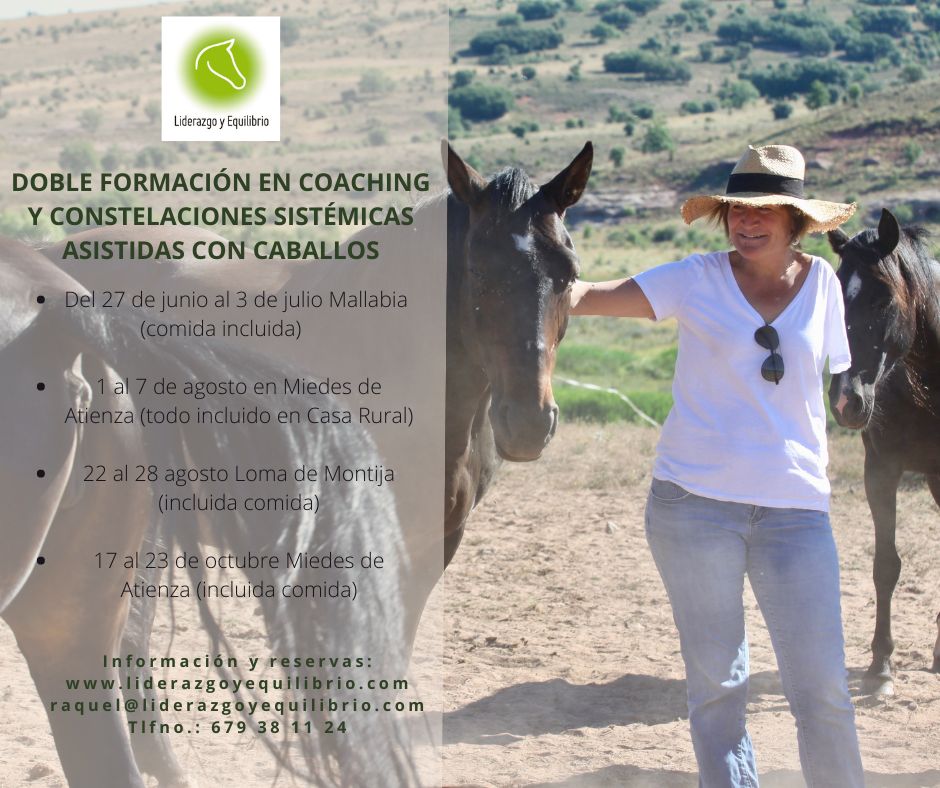 CoachLiderazgo's tweet card. Próximas fechas doble formación en coaching y constelaciones sistémicas asistidas con caballos #coachingconcaballos #constelacionessistemicasasistidasconcaballos #inteligenciaemocionalconcaballos...