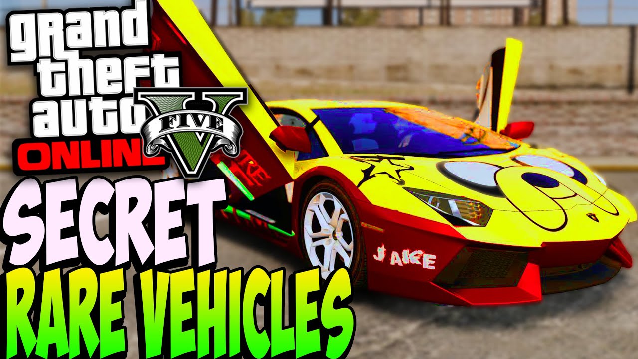 thebigone4321's tweet card. GTA 5 Online - RARE SECRET CARS ONLINE 1.20/1.22 - Secret Rare...