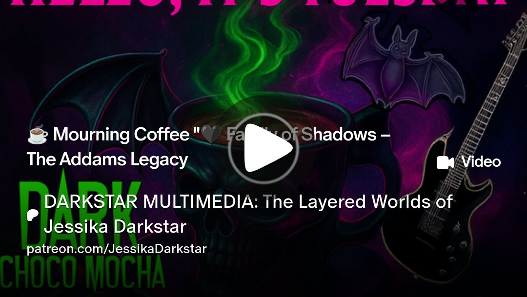 jessikadarkstar's tweet card. Get more from DARKSTAR MULTIMEDIA: The Layered Worlds of Jessika Darkstar on Patreon