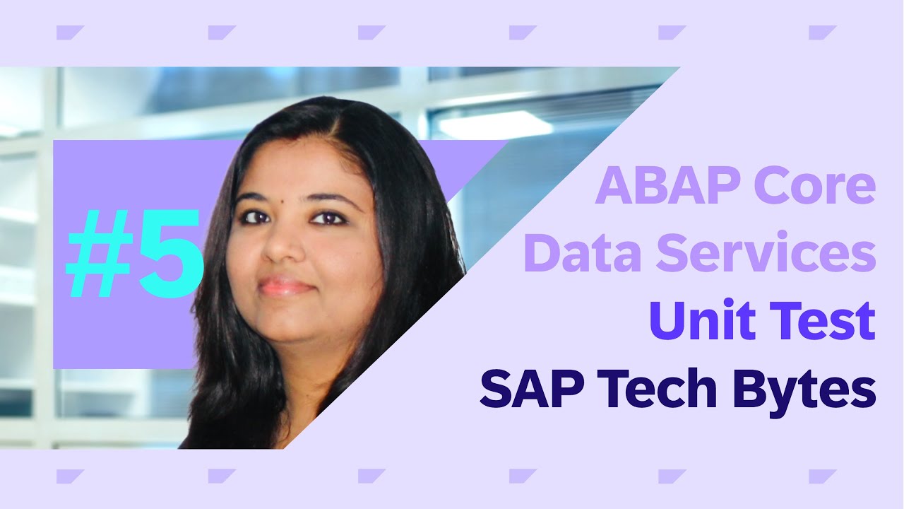 mattharding's tweet card. SAP TechBytes — ABAP Core Data Services Unit Test