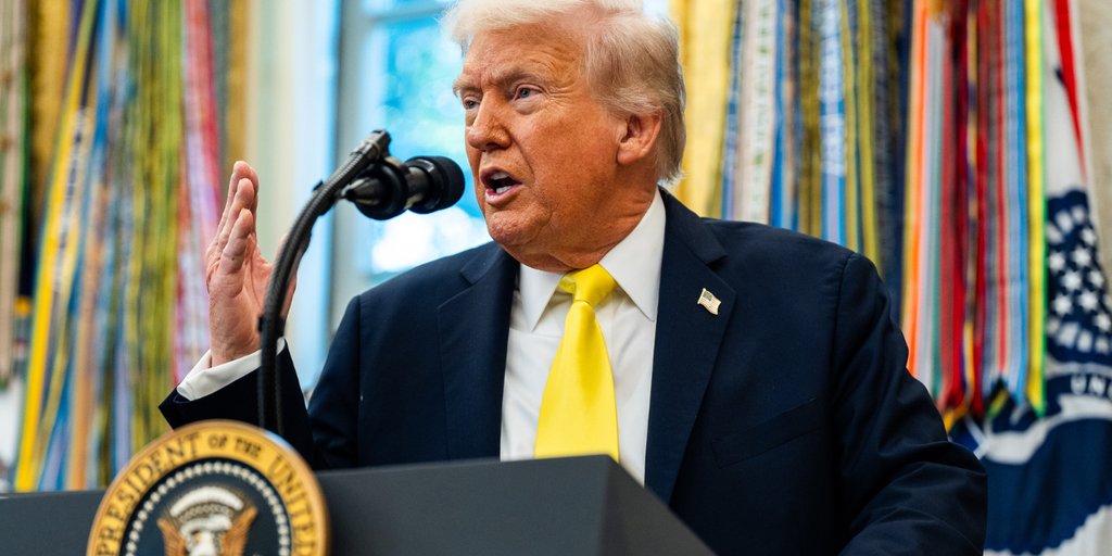 Imported_Fun's tweet card. President Donald Trump is considering attending Supreme Court arguments in a key tariffs case that could shape his trade policy, an unprecedented presidential move.