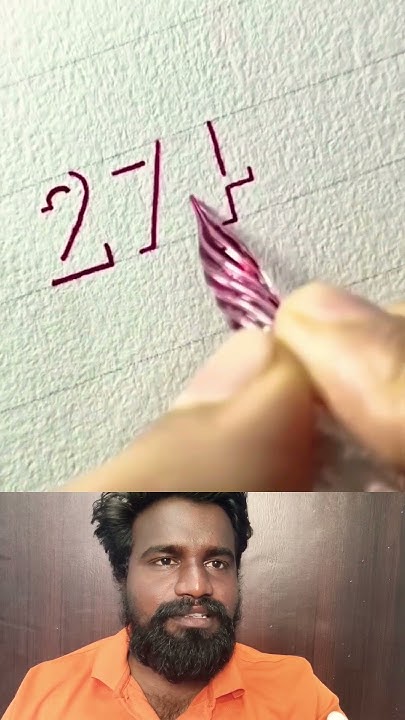 chinnapiyan's tweet card. நம்பர்ஸை 3D-யில் வரைய கற்றுக்கொள்ளுங்கள் ✍️🔢 #3ddrawing #arttutori...