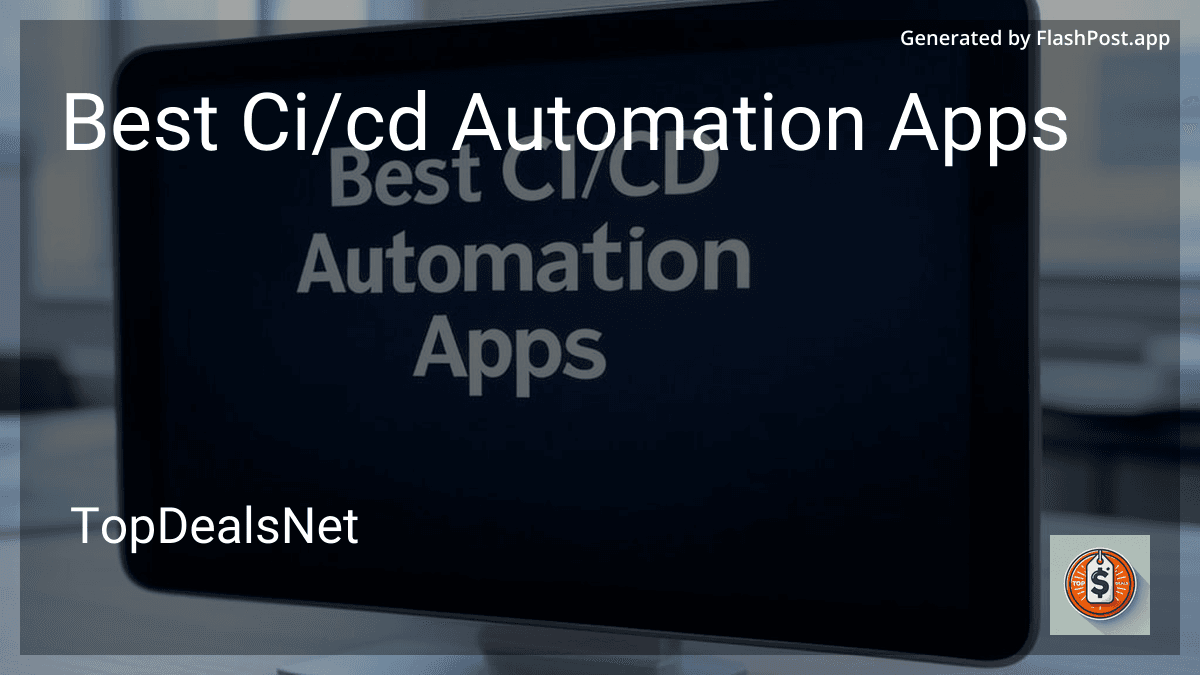 devhubbycom's tweet card. Discover the top CI/CD automation apps to streamline your development process, enhance productivity, and ensure seamless software delivery!