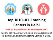 indiamarketing_'s tweet card. Top 10 IIT-JEE Coaching Centers in Delhi