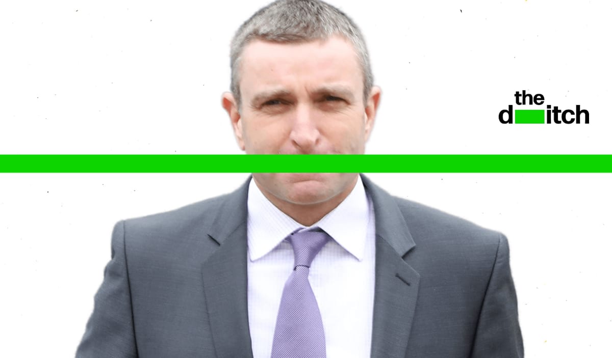 JoeBrolly1993's tweet card. Niall Collins voted to sell council-owned land that was bought by his wife.