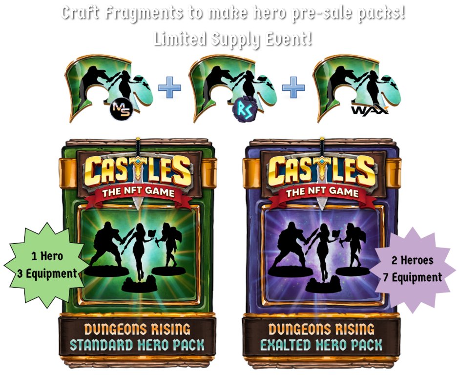 MetasourceGames's tweet card. Metasource Games presents...Castles NFT - the blockchain game you've been looking for! Castles is a game about building wealth, influence, and glory! Grow your Kingdom, send your crafters to gather...