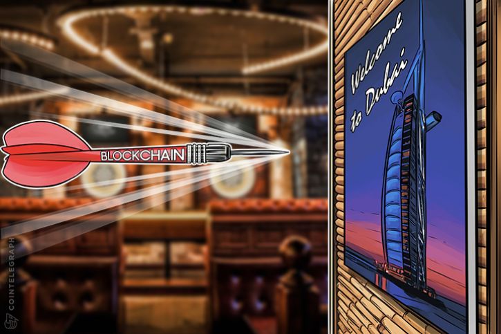 Cointelegraph's tweet card. Dubai organization wins top awards for Blockchain payment platform.