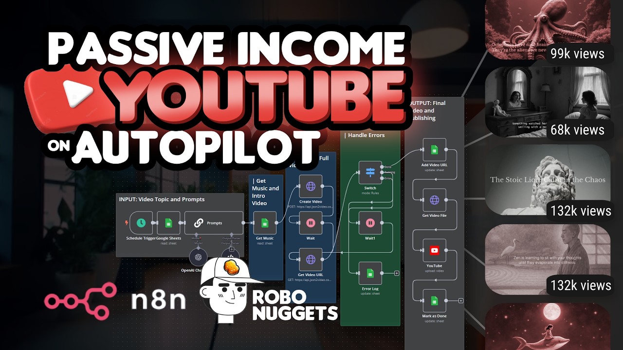 eptwts's tweet card. This AI System Creates Longform YouTube Videos Hourly (n8n NO CODE...