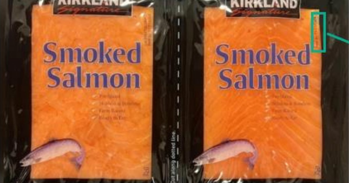 CBSNews's tweet card. A notice to Costco customers urges them not to consume some packages of salmon over concerns it could be contaminated with listeria.