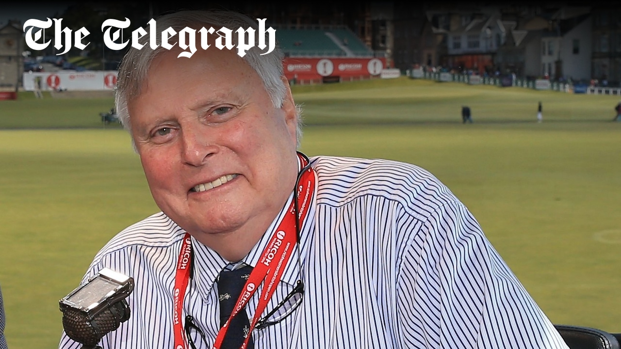 TelegraphSport's tweet card. The BBC commentator enjoyed a successful professional career on the course but became a national treasure in the studio