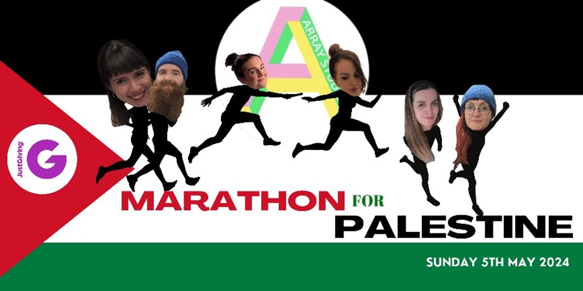 array_studios's tweet card. Help Array Collective raise money to support Medical Aid for Palestinians