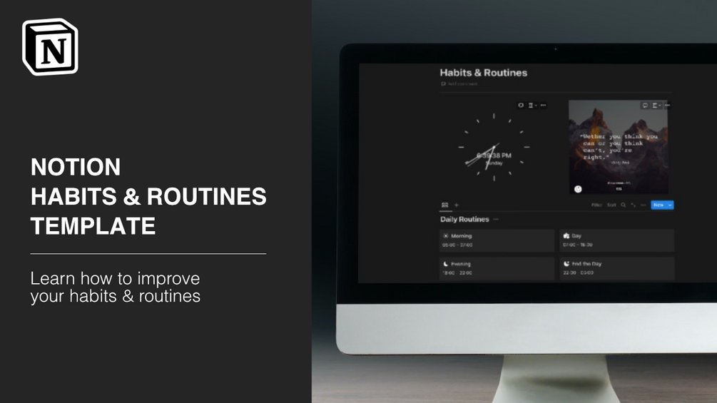 EnosSopacuaperu's tweet card. "Notion Template to Improve Your Life Habits and Routines!”Don't waste your time being busy! I will help you to be more productive with this!This customizable Notion templates will help you streaml...