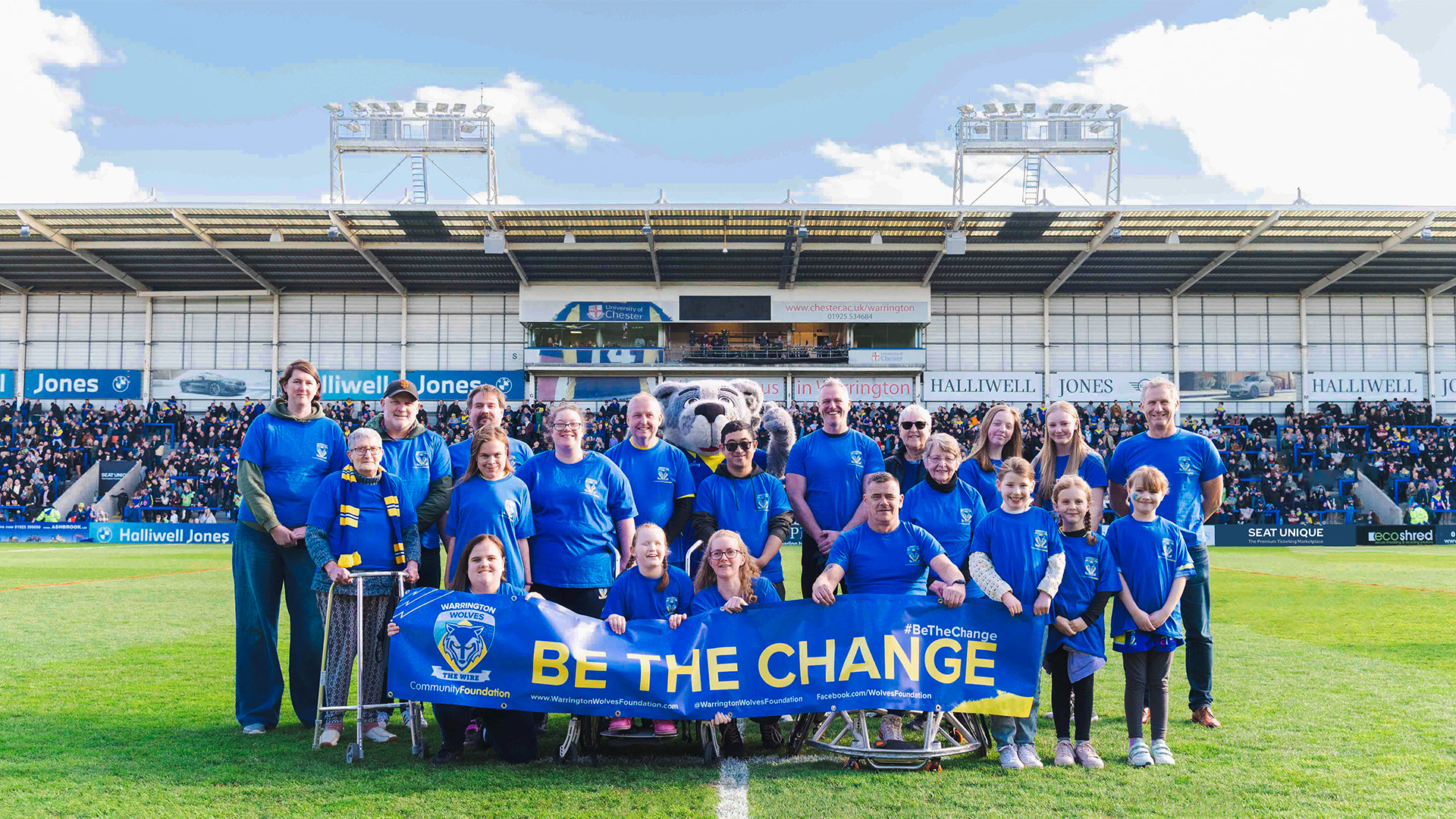 WWRLFoundation's tweet card. Be The Change