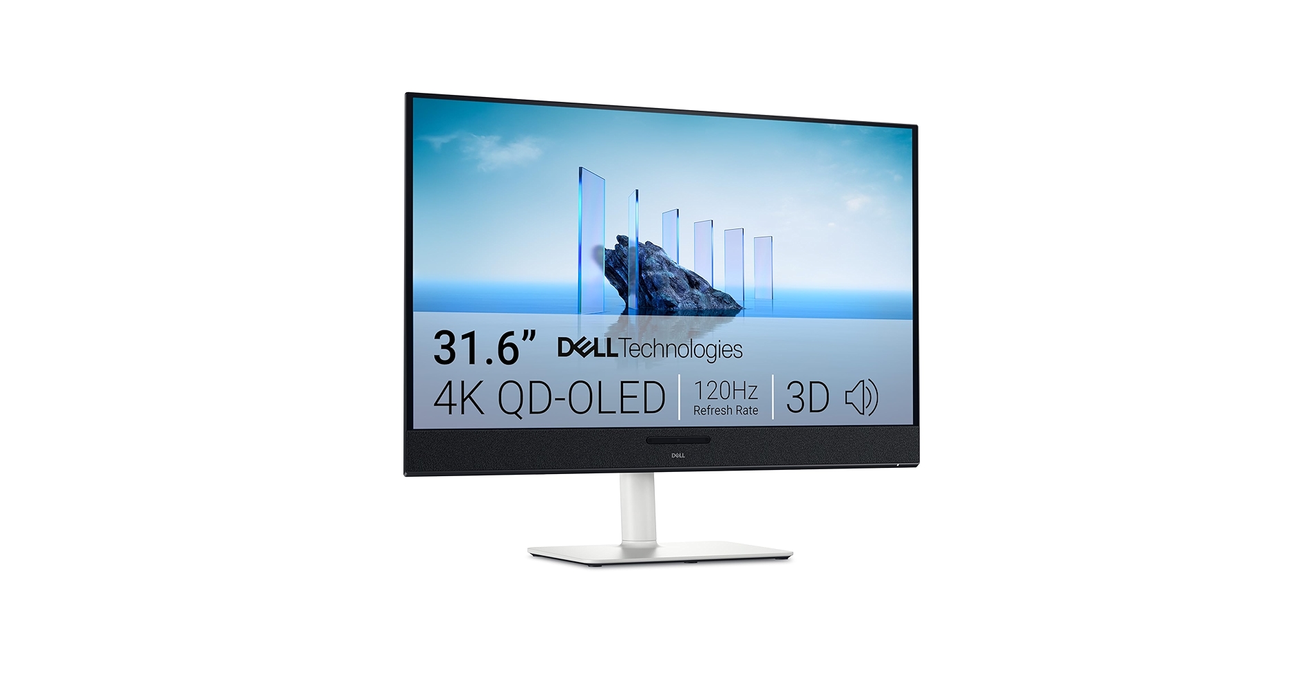 TechDropsDeals's tweet card. Dell 32 Plus 4K QD-OLED Monitor S3225QC. Captivating entertainment experiences on the World’s irst 31.6-inch QD-OLED monitor with AI-enhanced 3D Spatial Audio