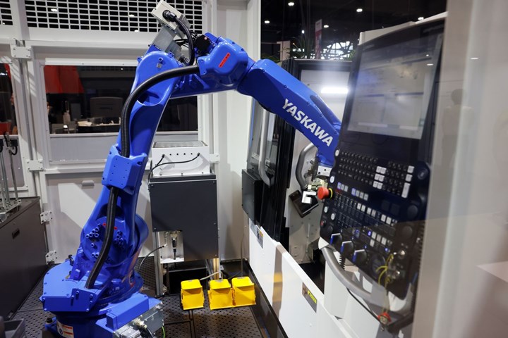 peter_robotics's tweet card. Discover how today’s robots and cobots are making it easier than ever to automate tasks, free up skilled workers, and run machines unattended – even in small and midsized shops — at IMTS 2026.