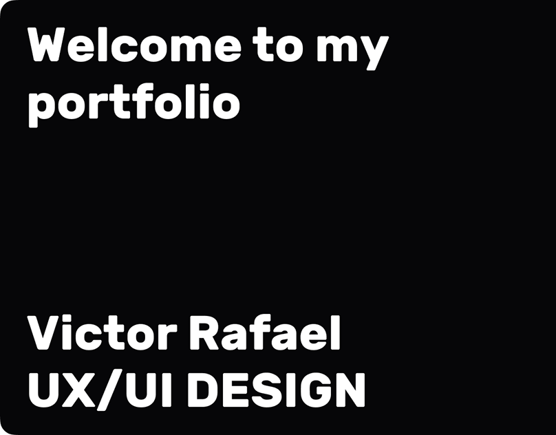 VictorDesignLab's tweet card. Victor Rafael | UX/UI Design - Portfólio