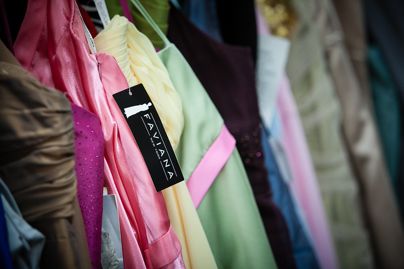 baltfishbowl's tweet card. Mergenthaler Vocational-Technical High School teacher Candis Fields is collecting prom dresses for teens in need.