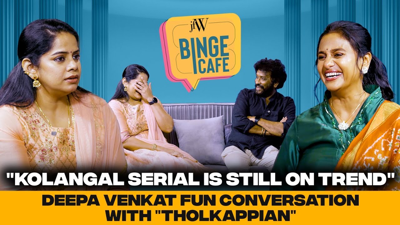deepika_9595's tweet card. #Kolangal serial is still on trend|#DeepaVenkat Fun Conversation with...