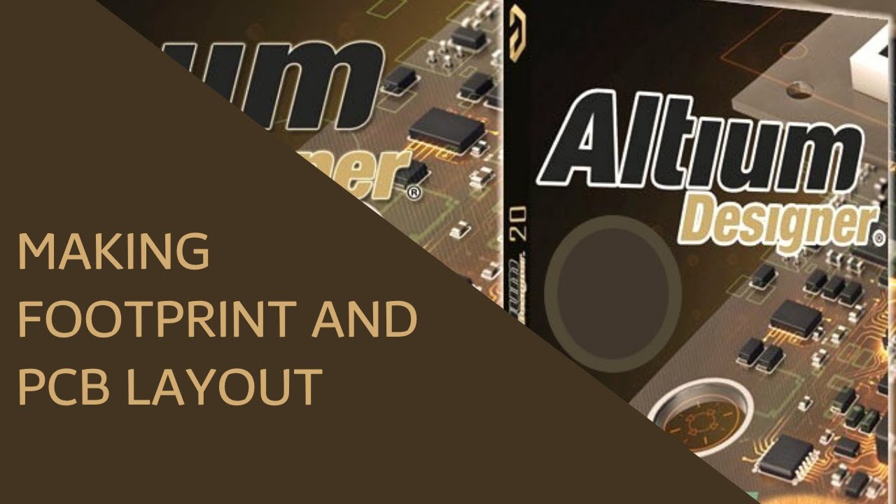 TeamEdueng's tweet card. Making Footprint and PCB Layout Altium Designer