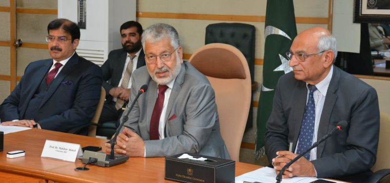 PETC_Technology's tweet card. HEC & Accreditation Councils Meet to Deliberate Strengthening Higher Education Standards Higher Education Commission (HEC) of Pakistan held a high-level meeting with national accreditation councils...